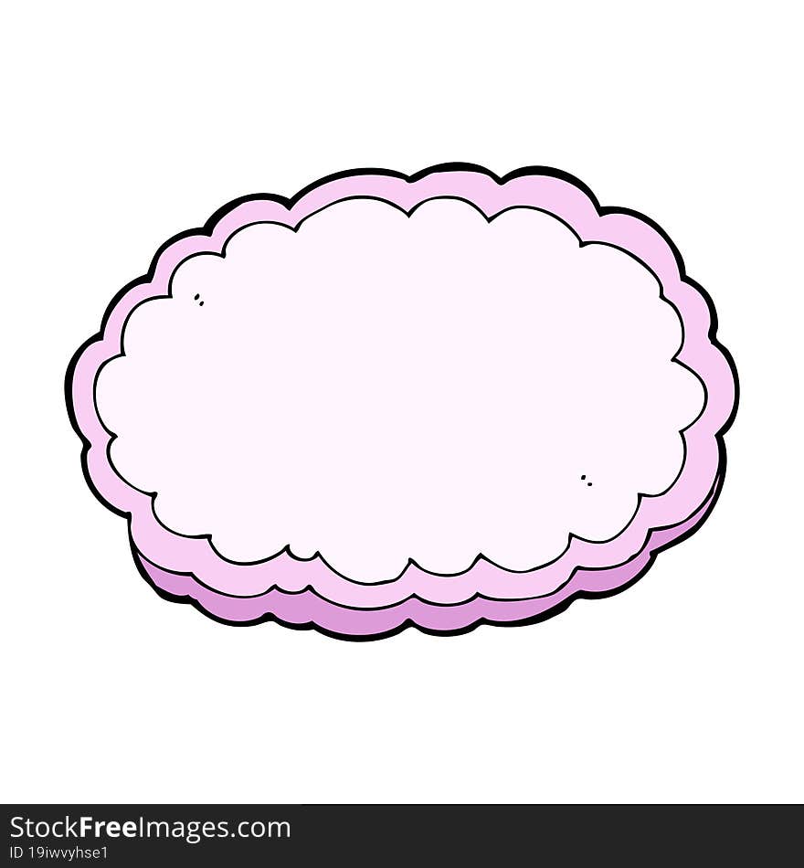 cartoon decorative cloud