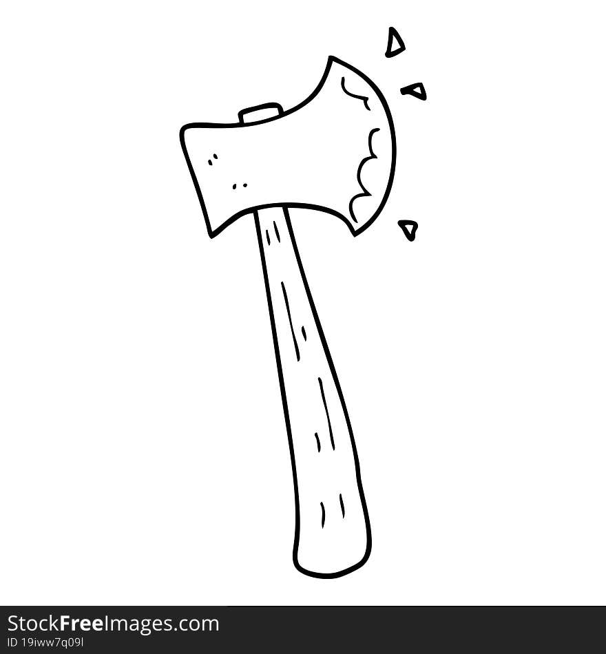 cartoon axe