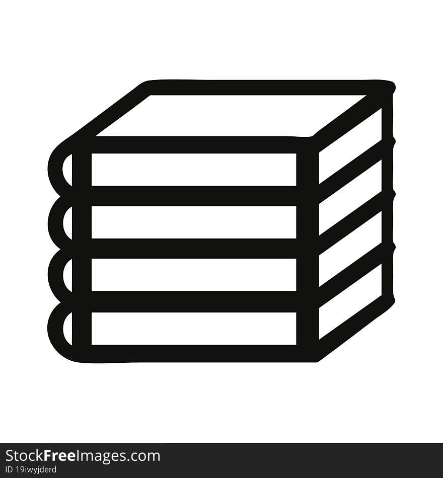 Stack Of Books Icon