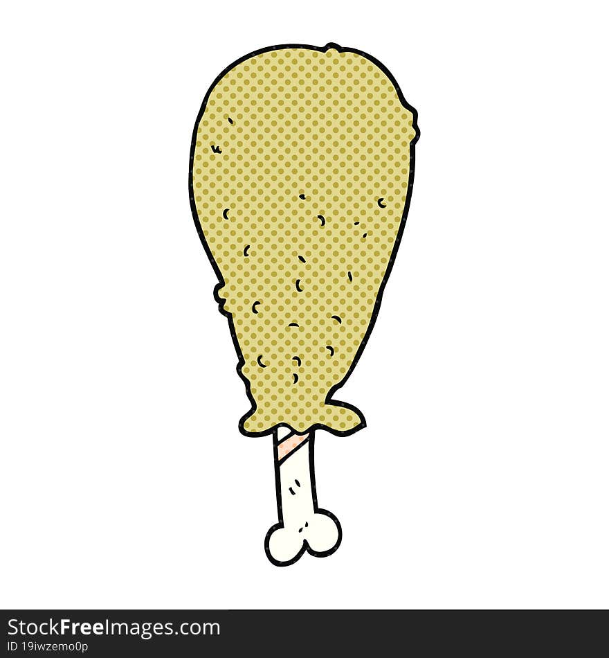 cartoon chicken leg