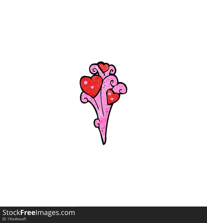 cartoon heart decoration