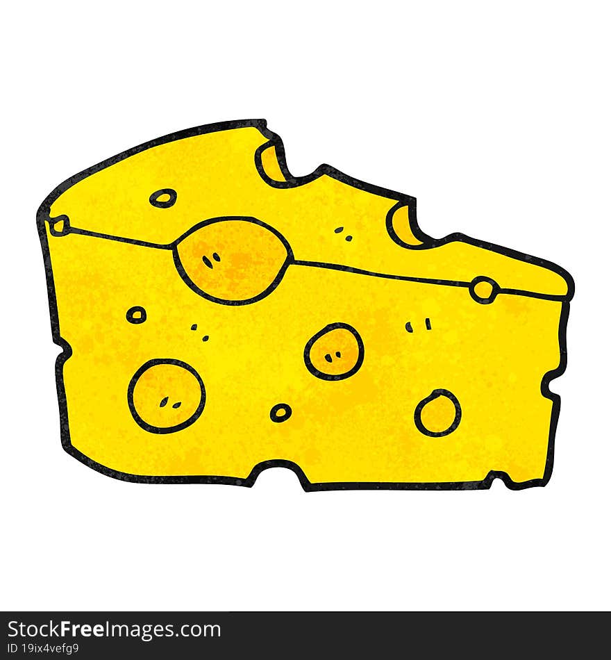 textured cartoon cheese