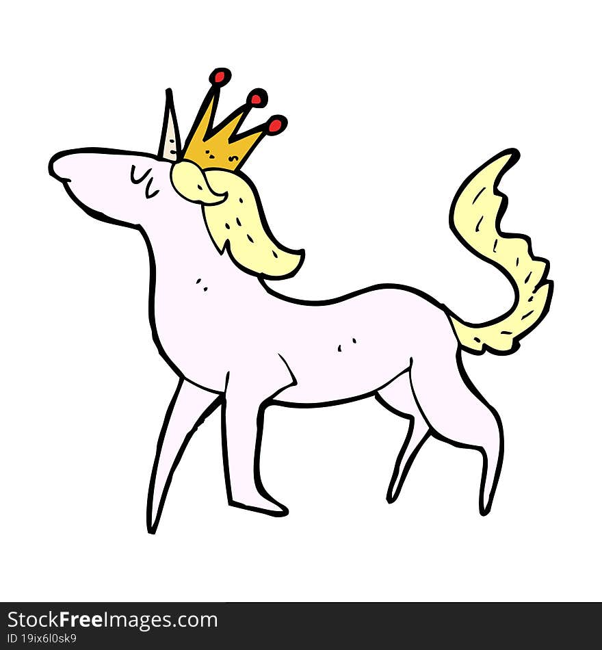 cartoon unicorn