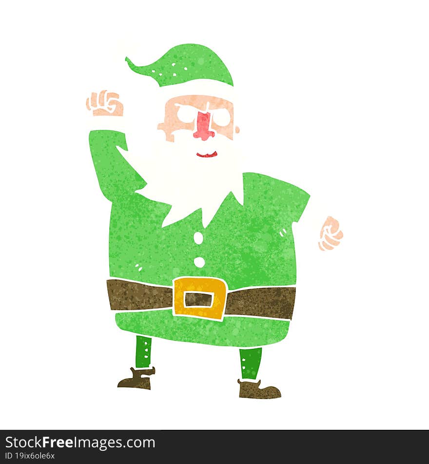 cartoon santa claus