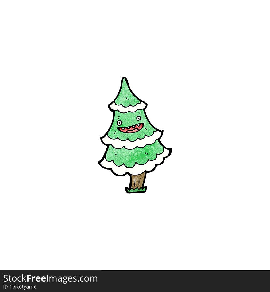 Cartoon Christmas Tree