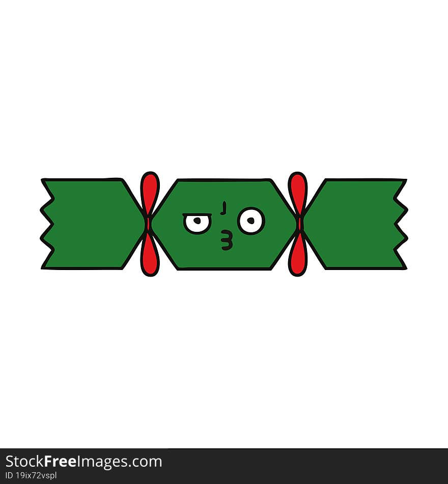 Cute Cartoon Christmas Cracker