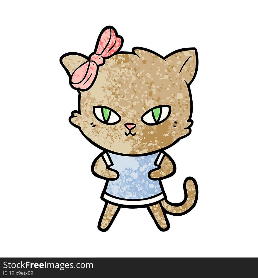 cute cartoon cat. cute cartoon cat