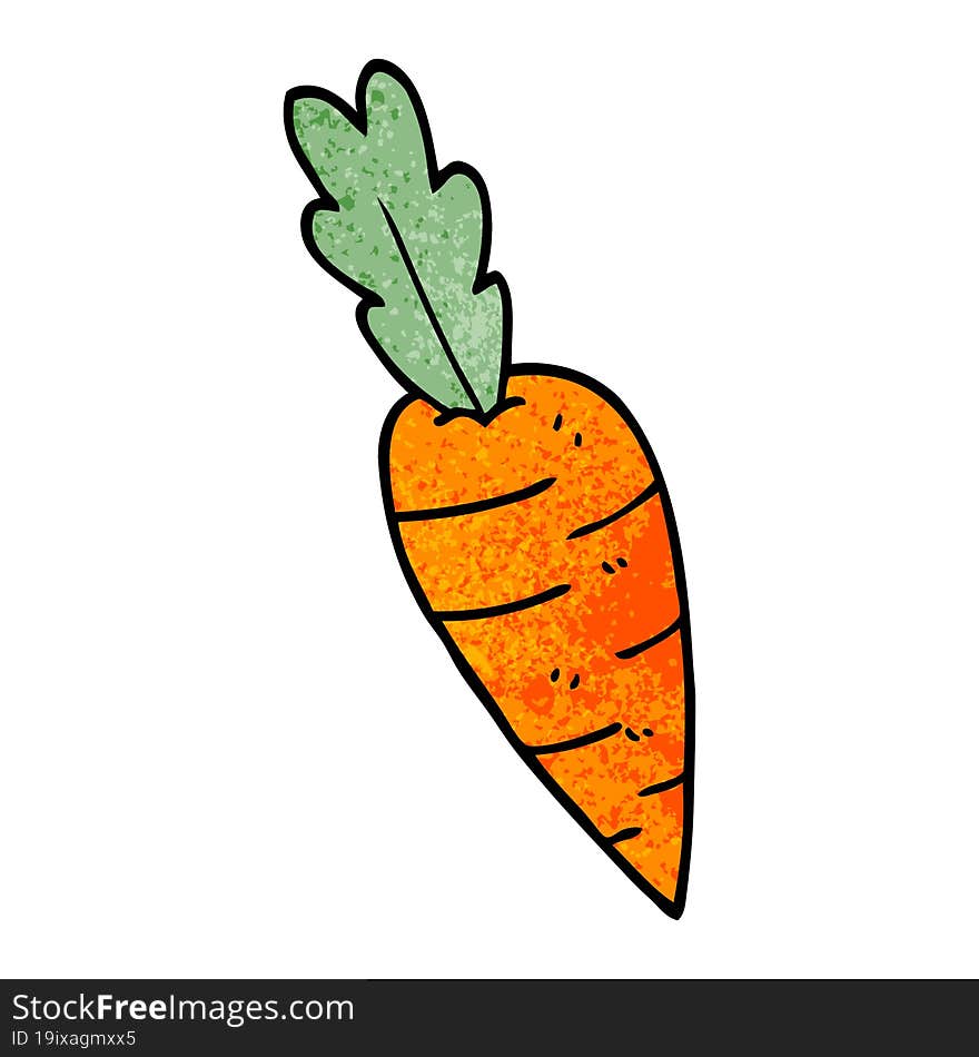 cartoon doodle carrots