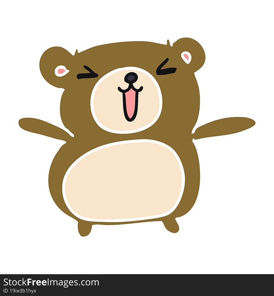 cartoon kawaii cute teddy bear