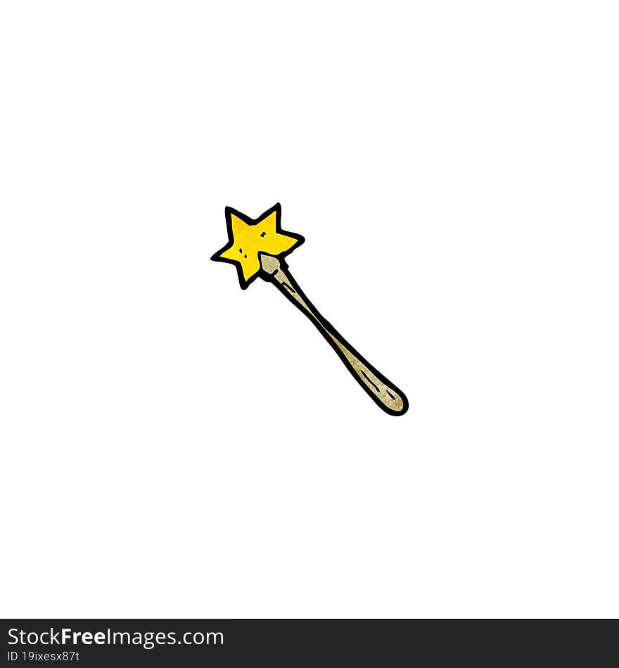 Cartoon Magic Wand