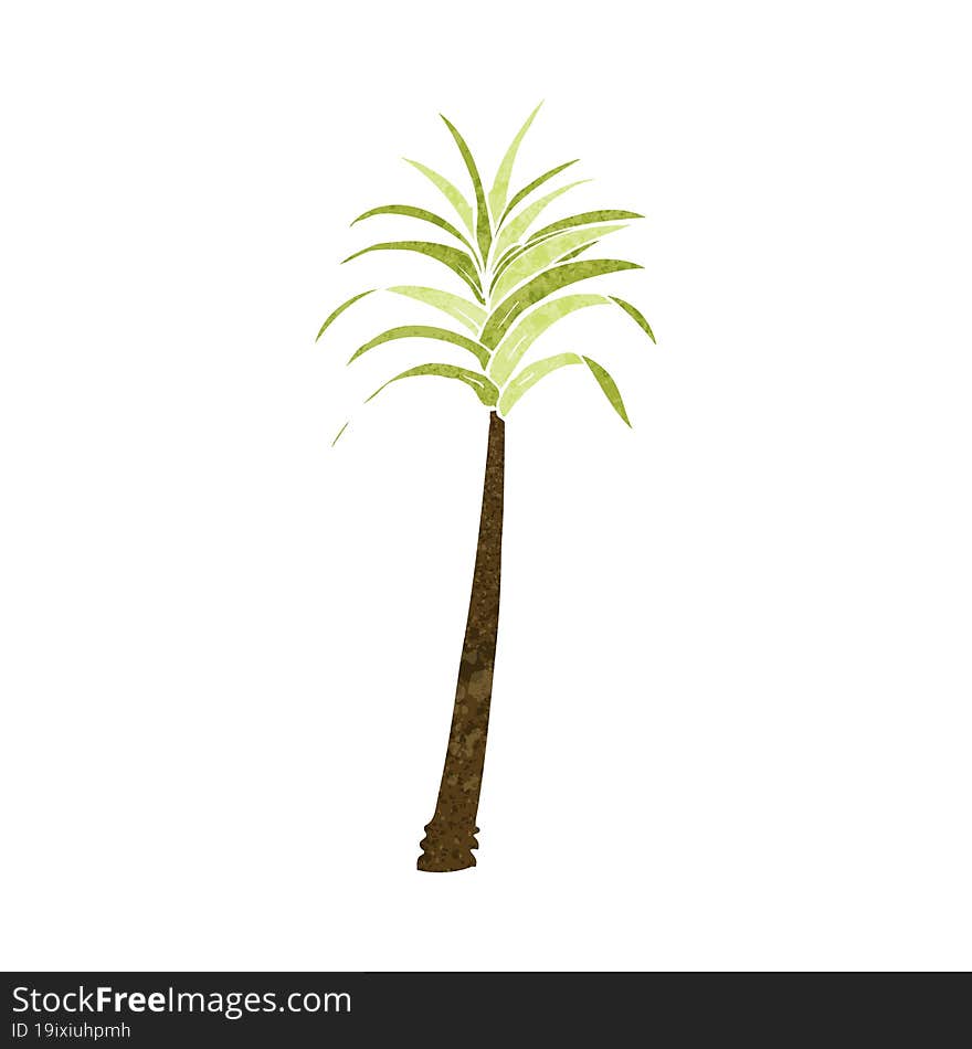 cartoon palm tree