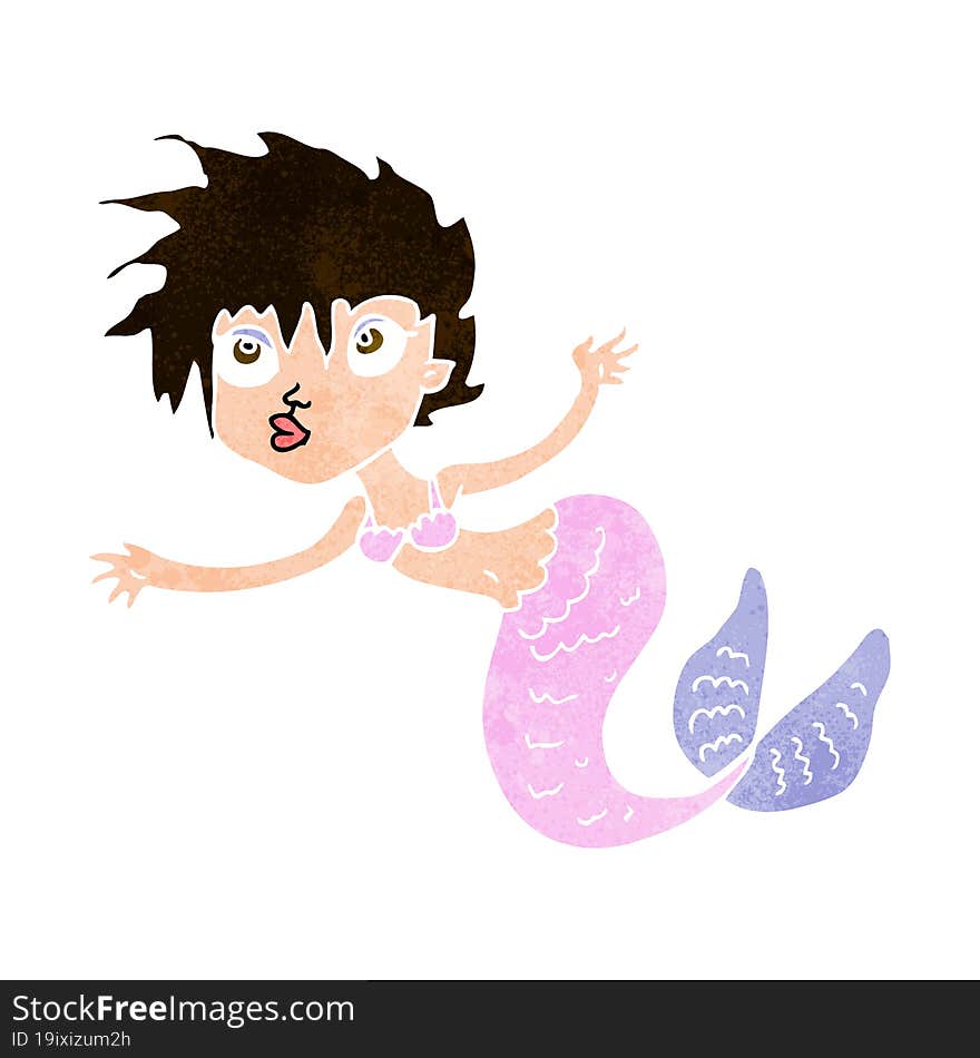 cartoon mermaid