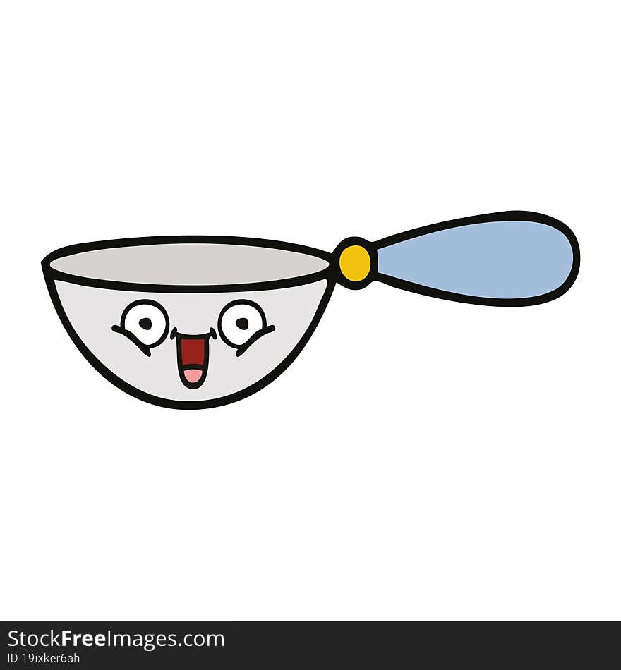 cute cartoon measuring spoon