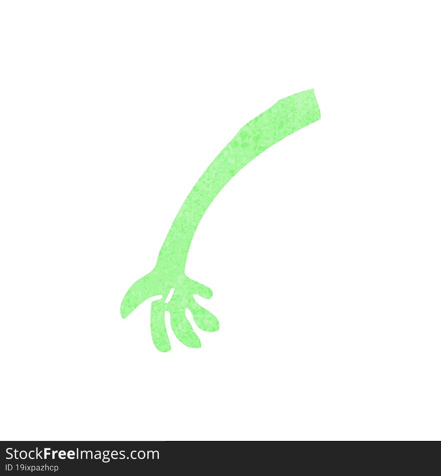 cartoon monster arm