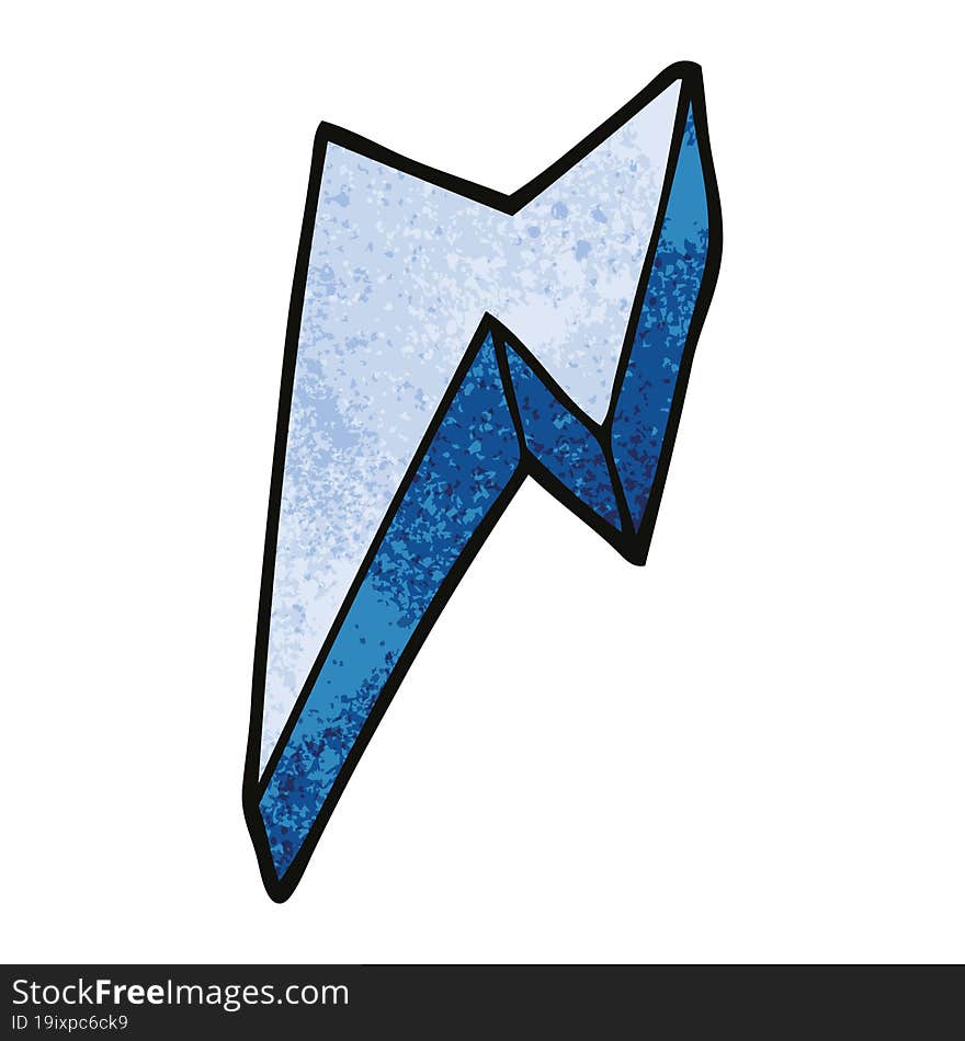 Cartoon Doodle Decorative Lightning Bolt