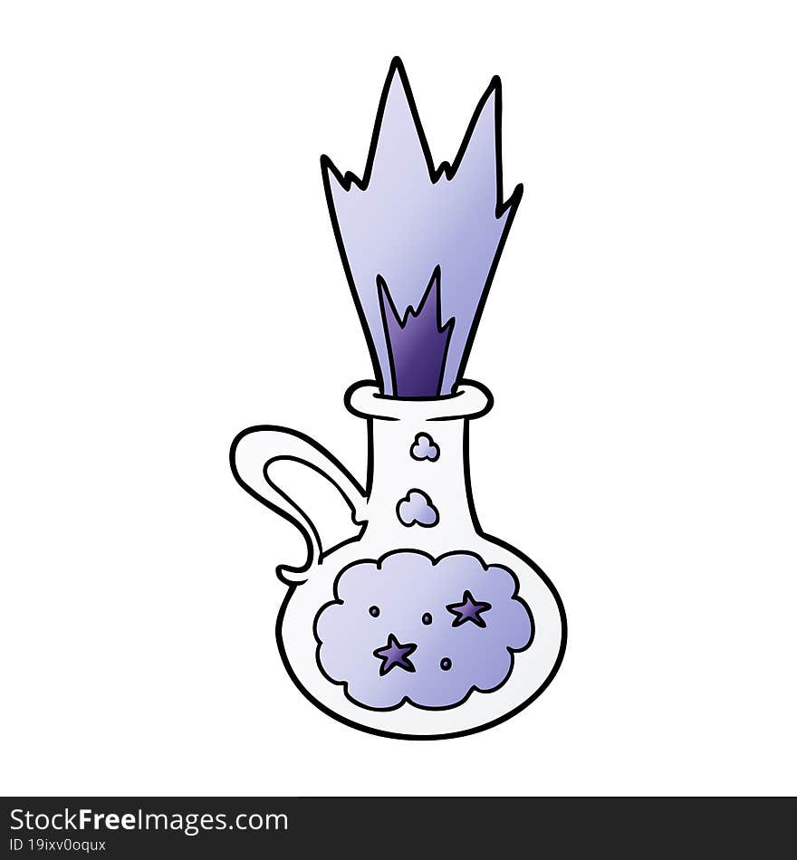 cartoon magic potion. cartoon magic potion