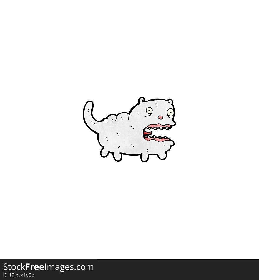 cartoon ugly pet cat