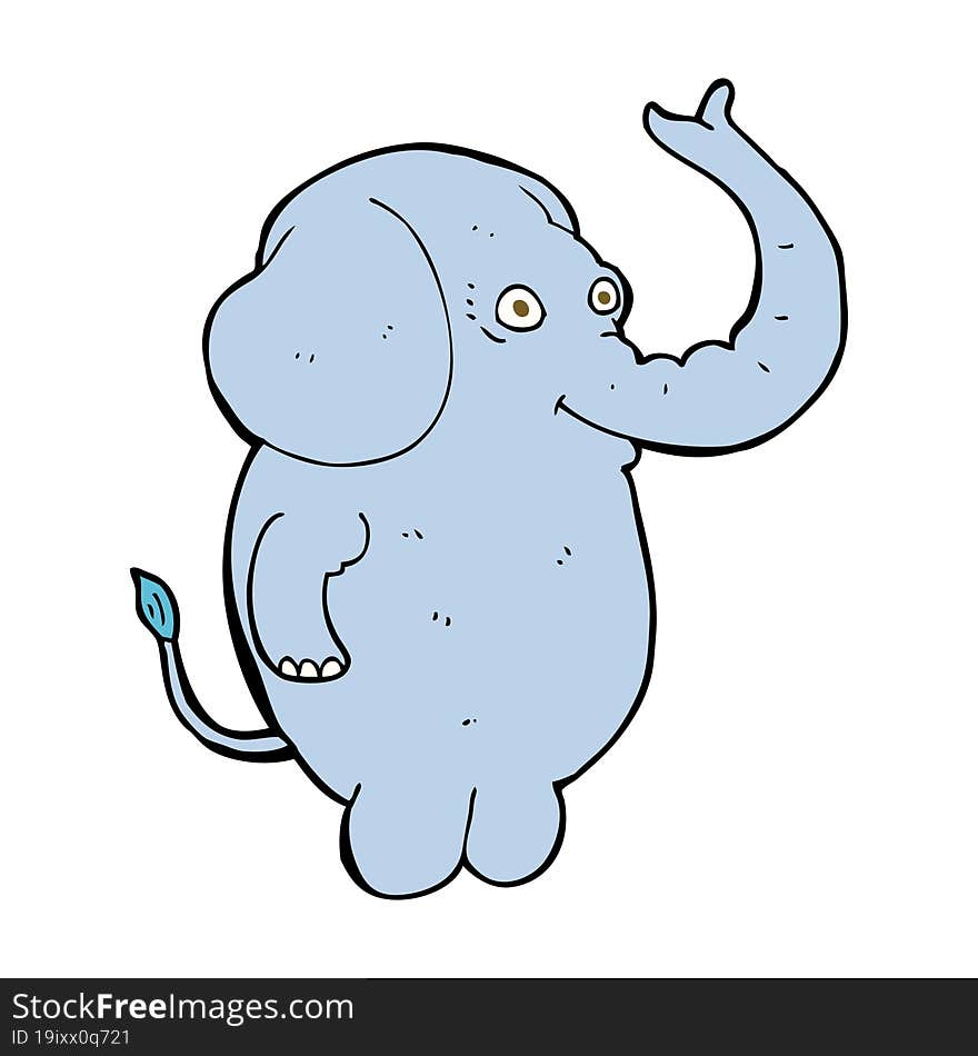 cartoon funny elephant