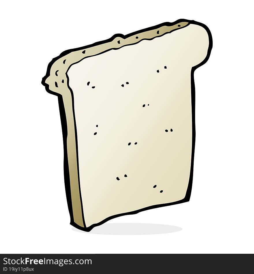 cartoon slice of bread