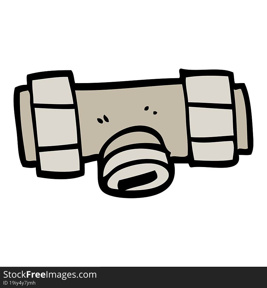 Hand Drawn Doodle Style Cartoon Isolator Valve