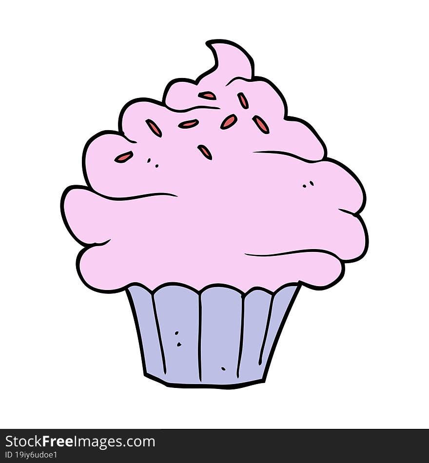 cartoon cupcake