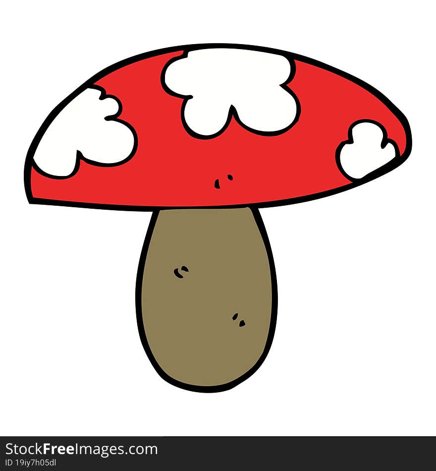 cartoon mushroom