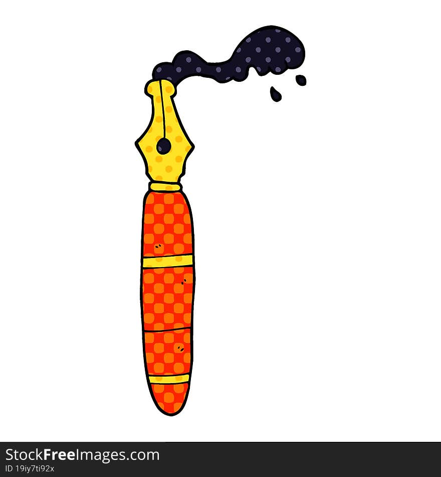 cartoon doodle pen