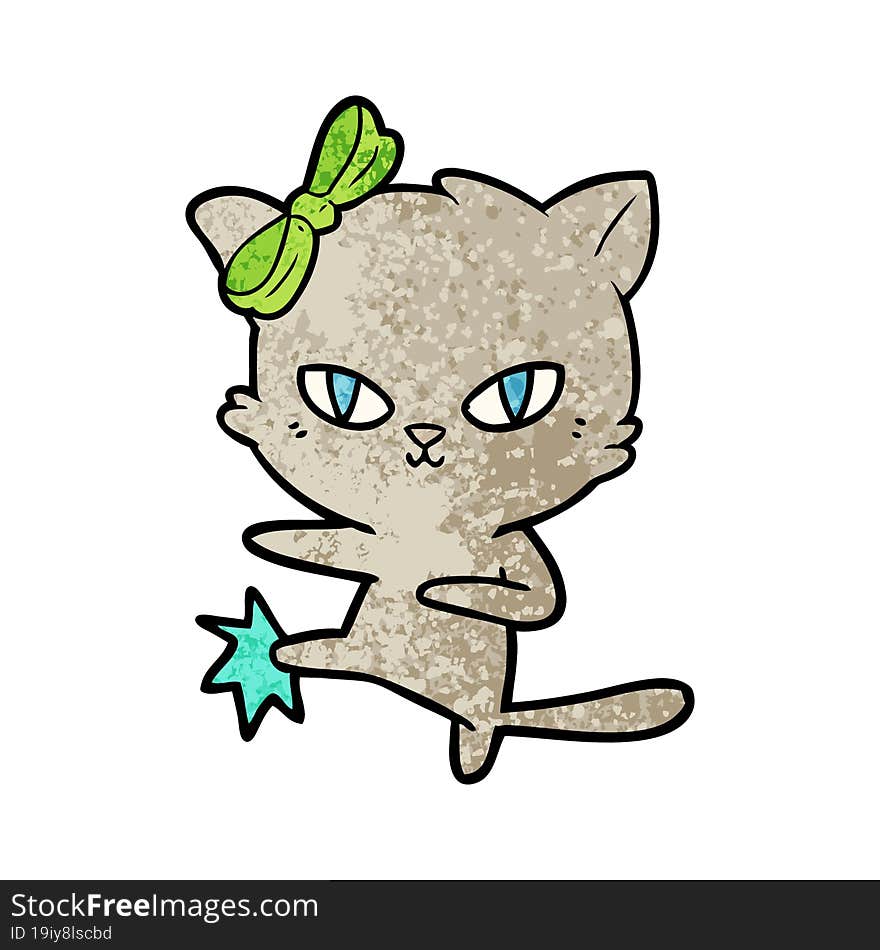 cute cartoon cat. cute cartoon cat