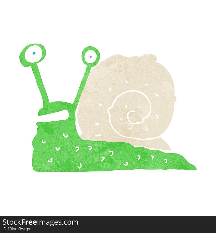 cartoon snail