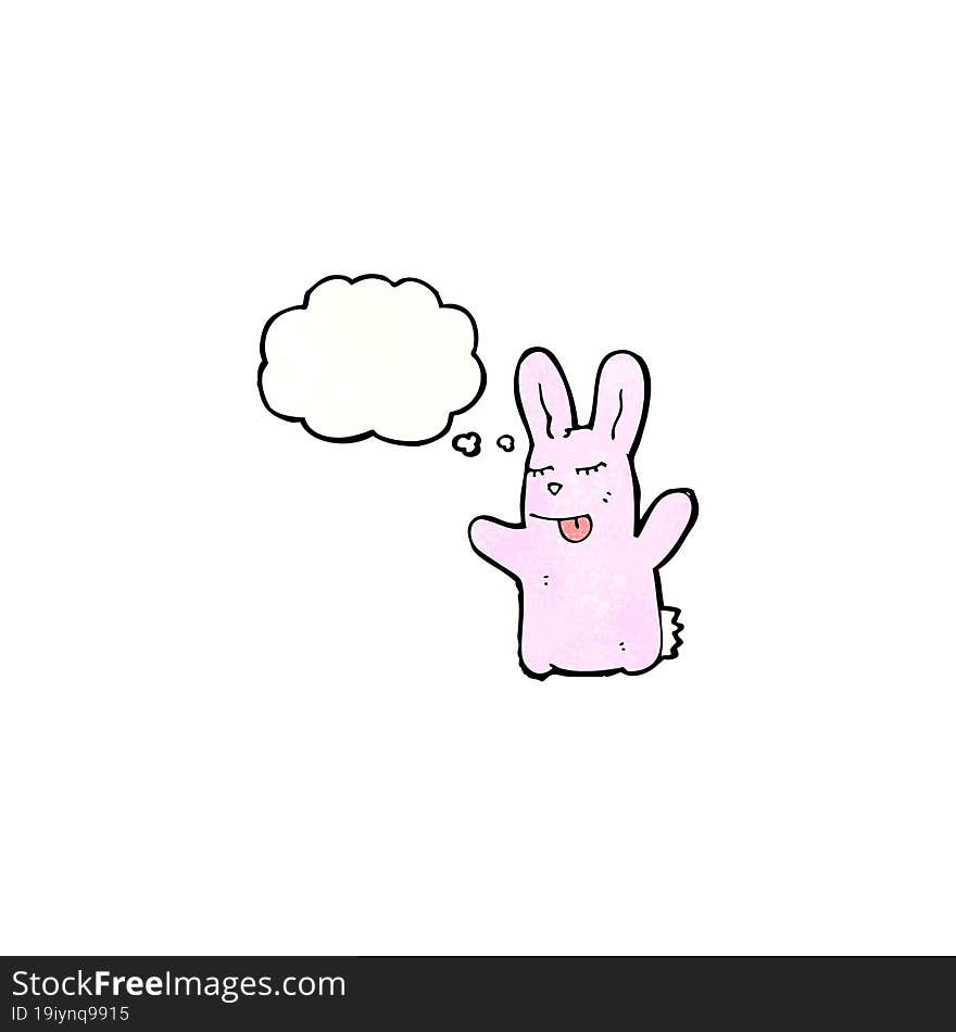 funny cartoon rabbit