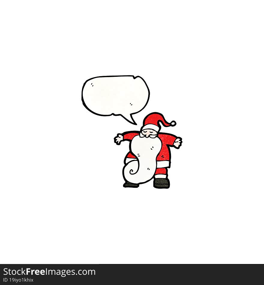 cartoon santa claus