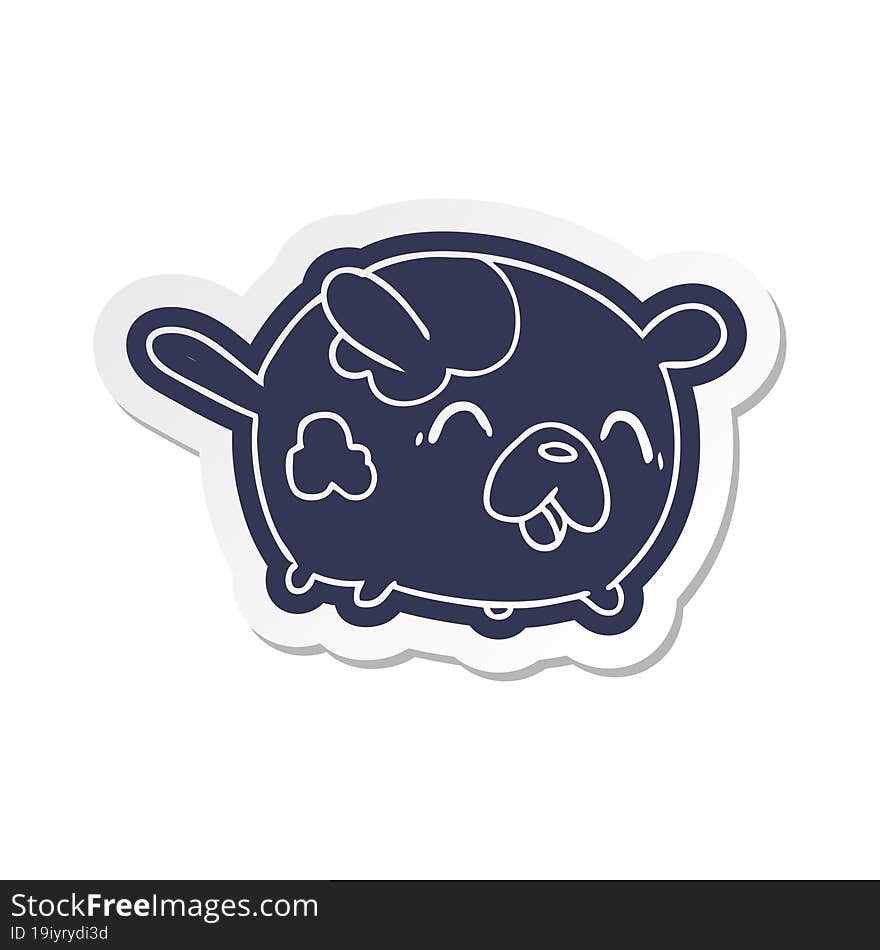 Cartoon Sticker Kawaii Cute Patch Dog