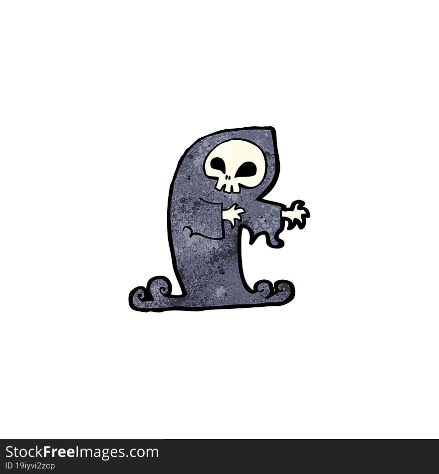 cartoon spooky ghost