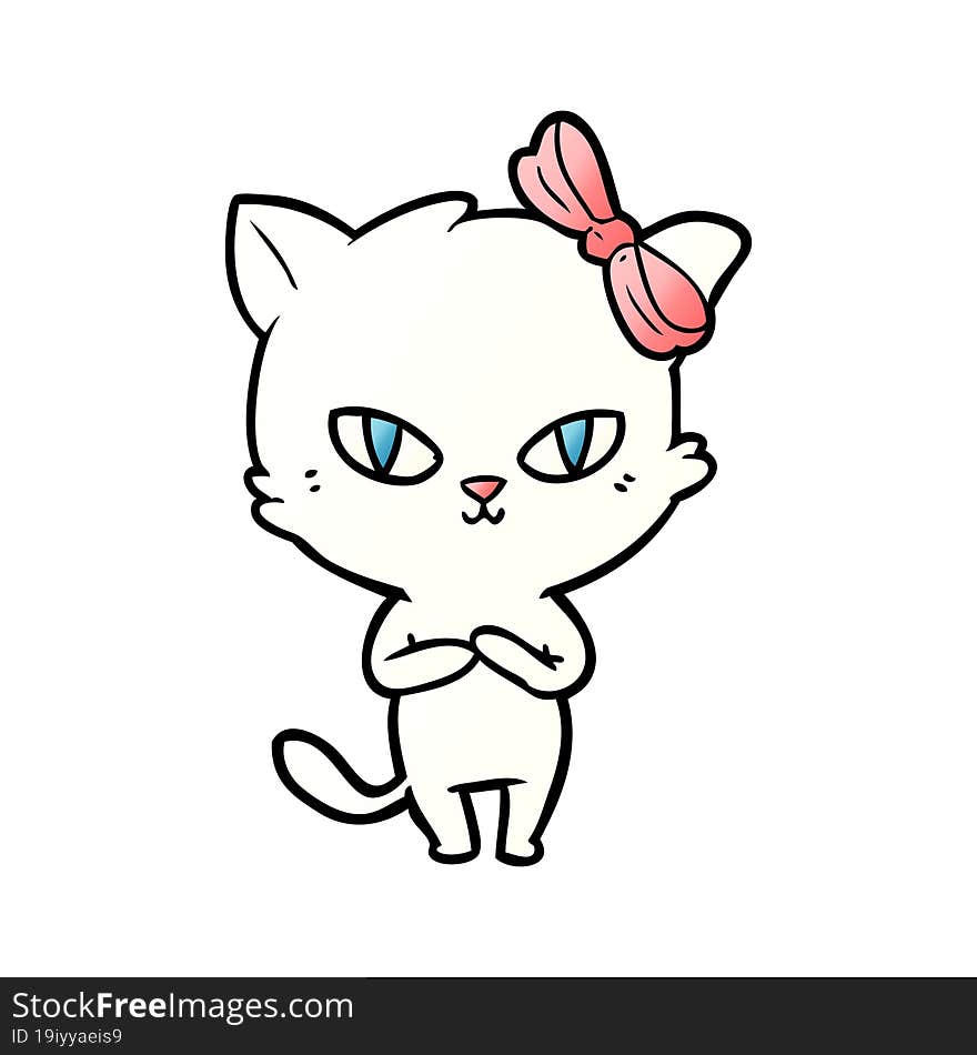 cute cartoon cat. cute cartoon cat