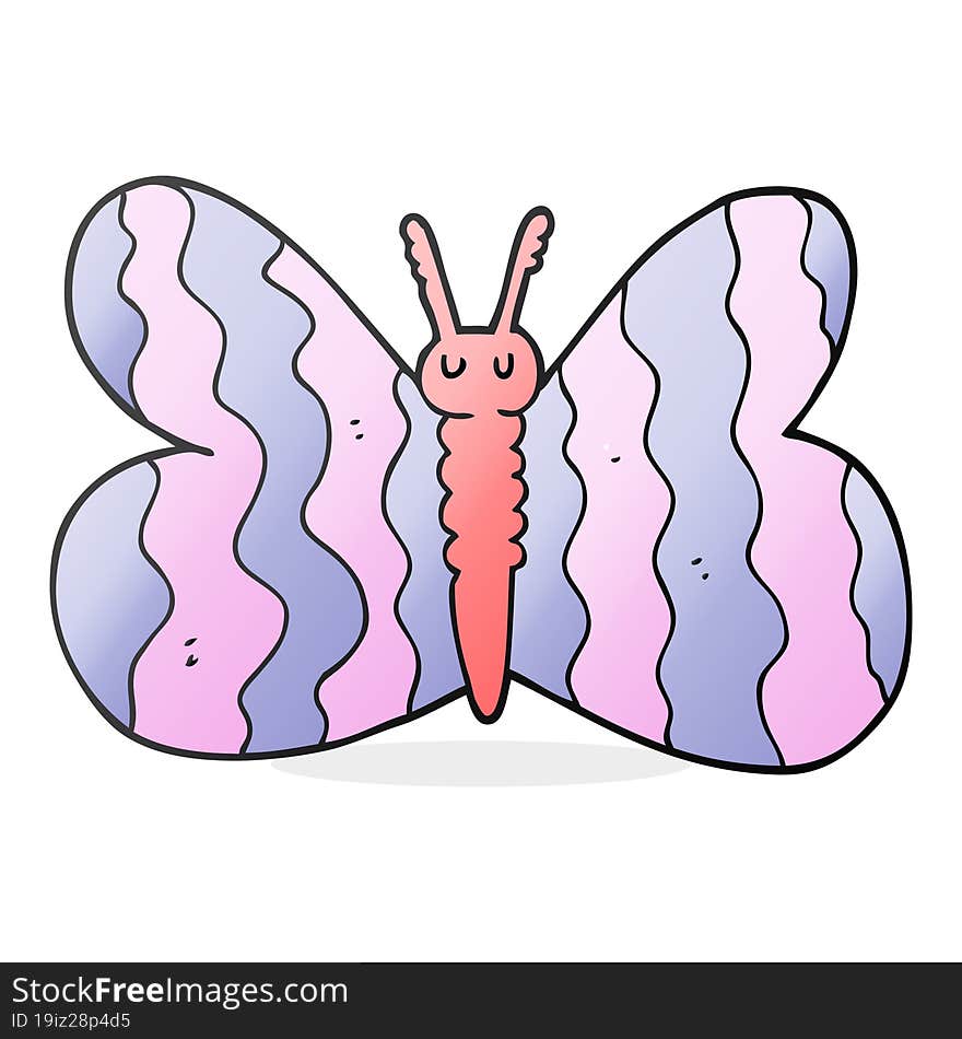 cartoon butterfly