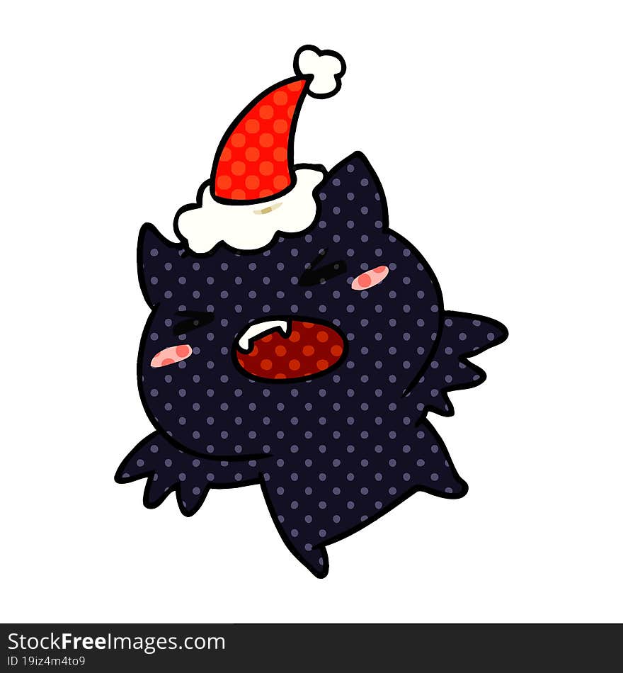 Christmas Cartoon Of Kawaii Bat