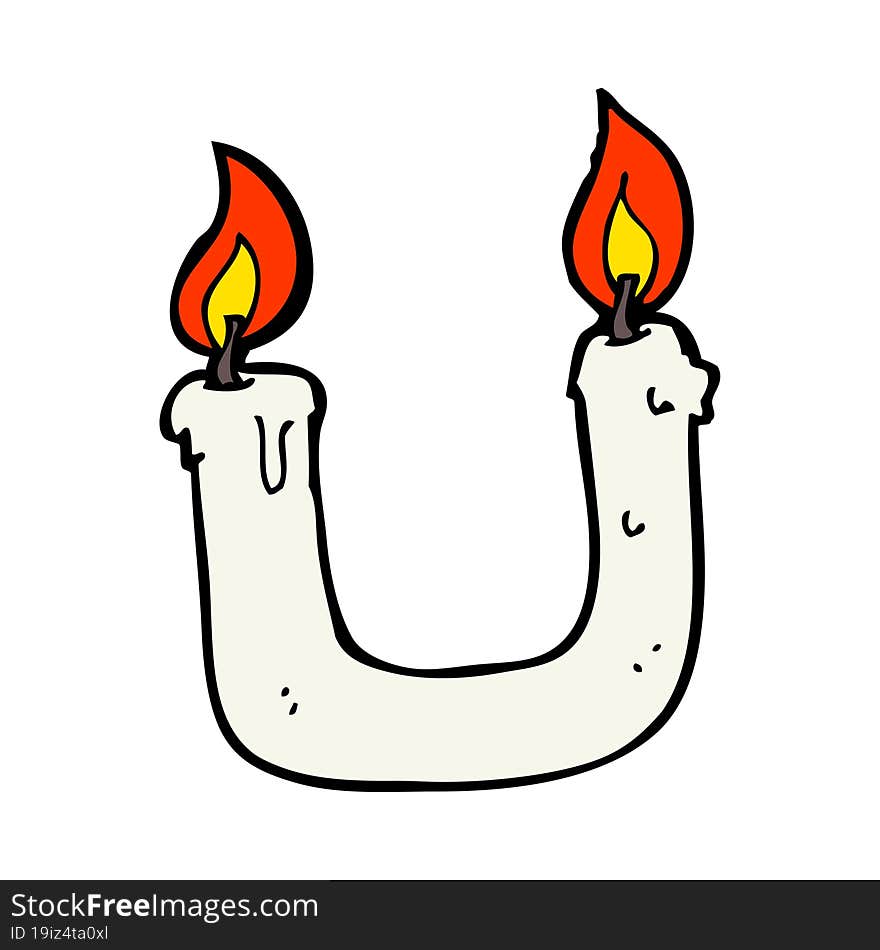 burning the candle at both ends cartoon