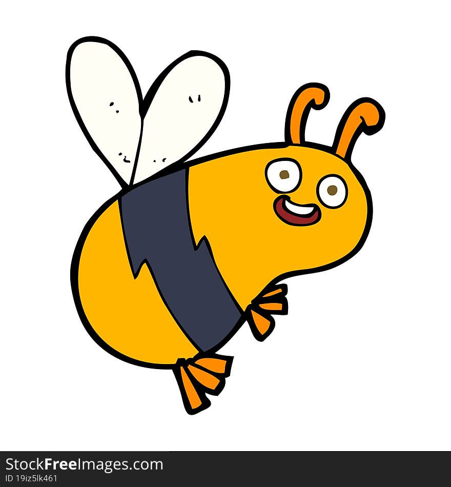 funny cartoon bee