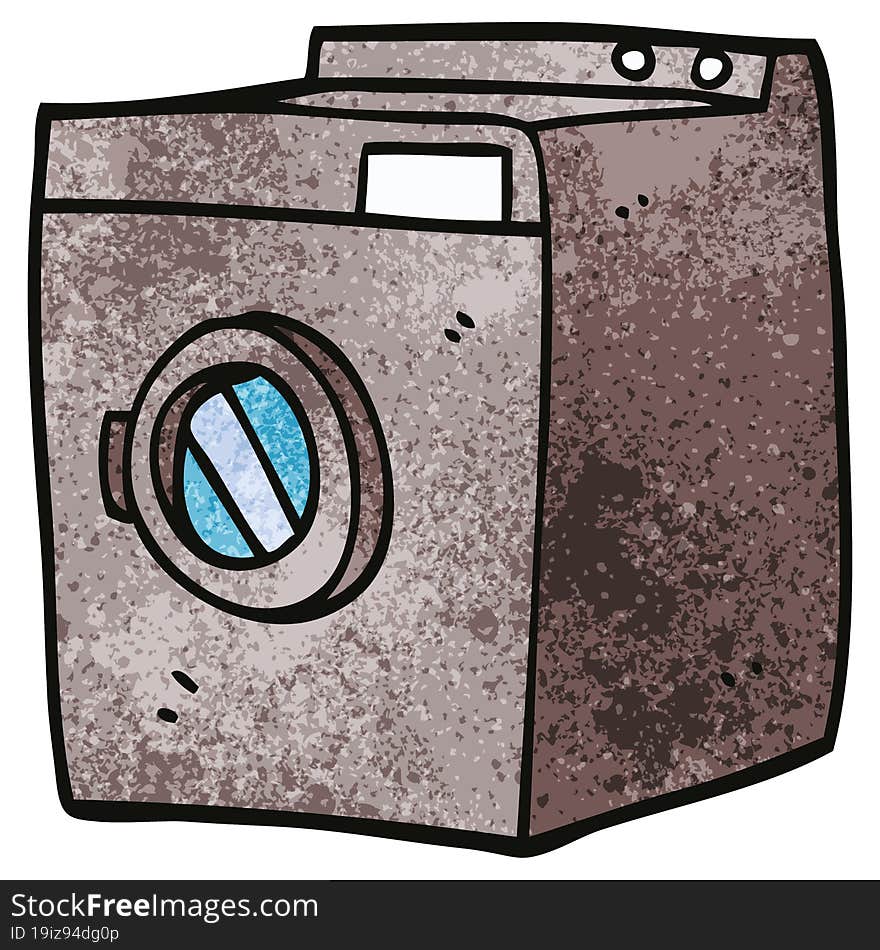 cartoon doodle tumble dryer