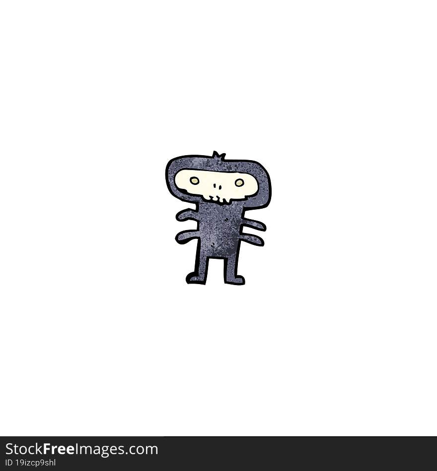 Cartoon Little Halloween Monster