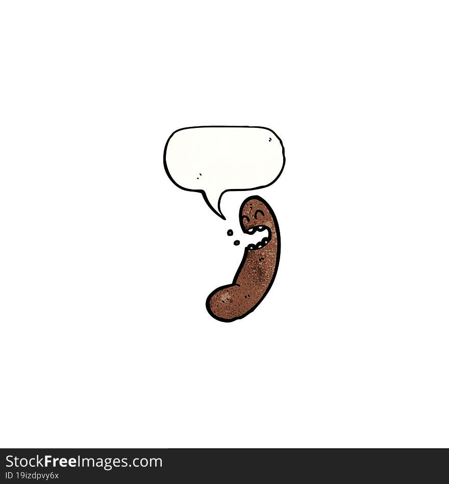 Sausage Cartoon Character