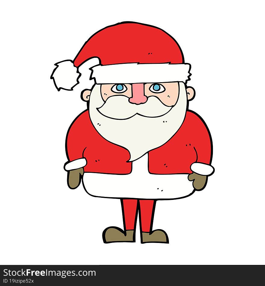 cartoon santa claus