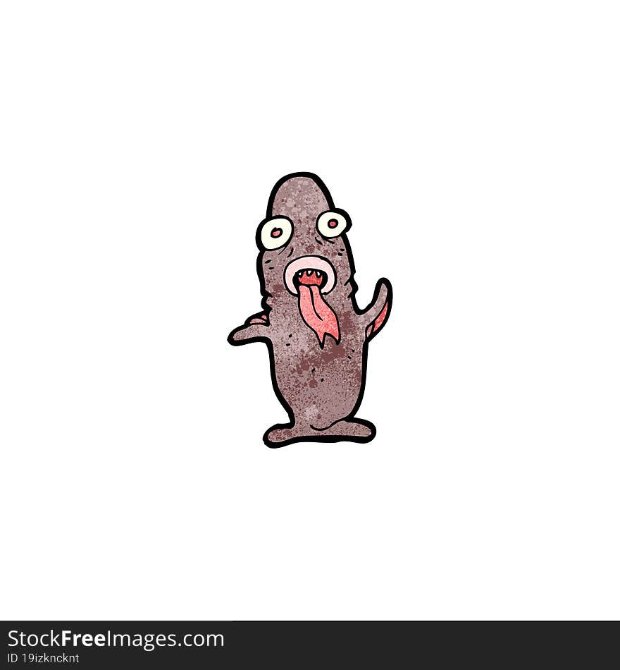 gross ugly fish cartoon