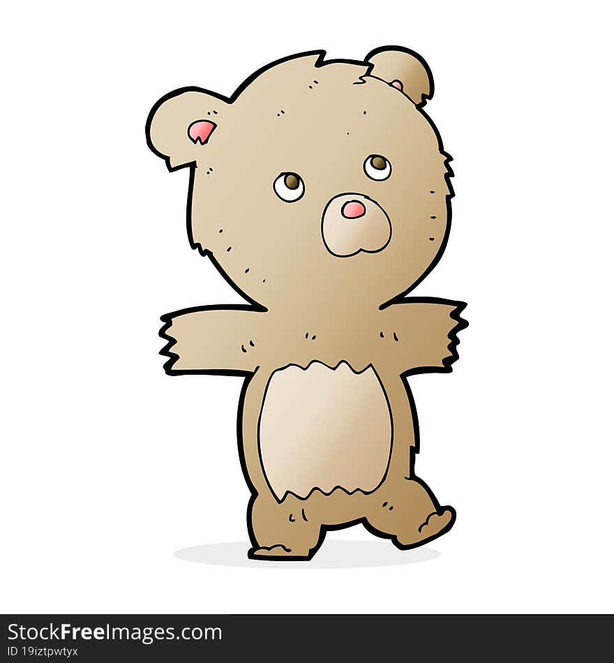 cartoon cute teddy bear