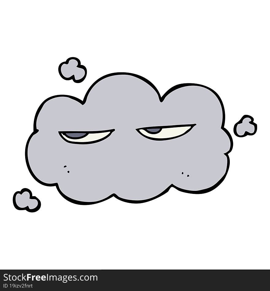 cute cartoon cloud