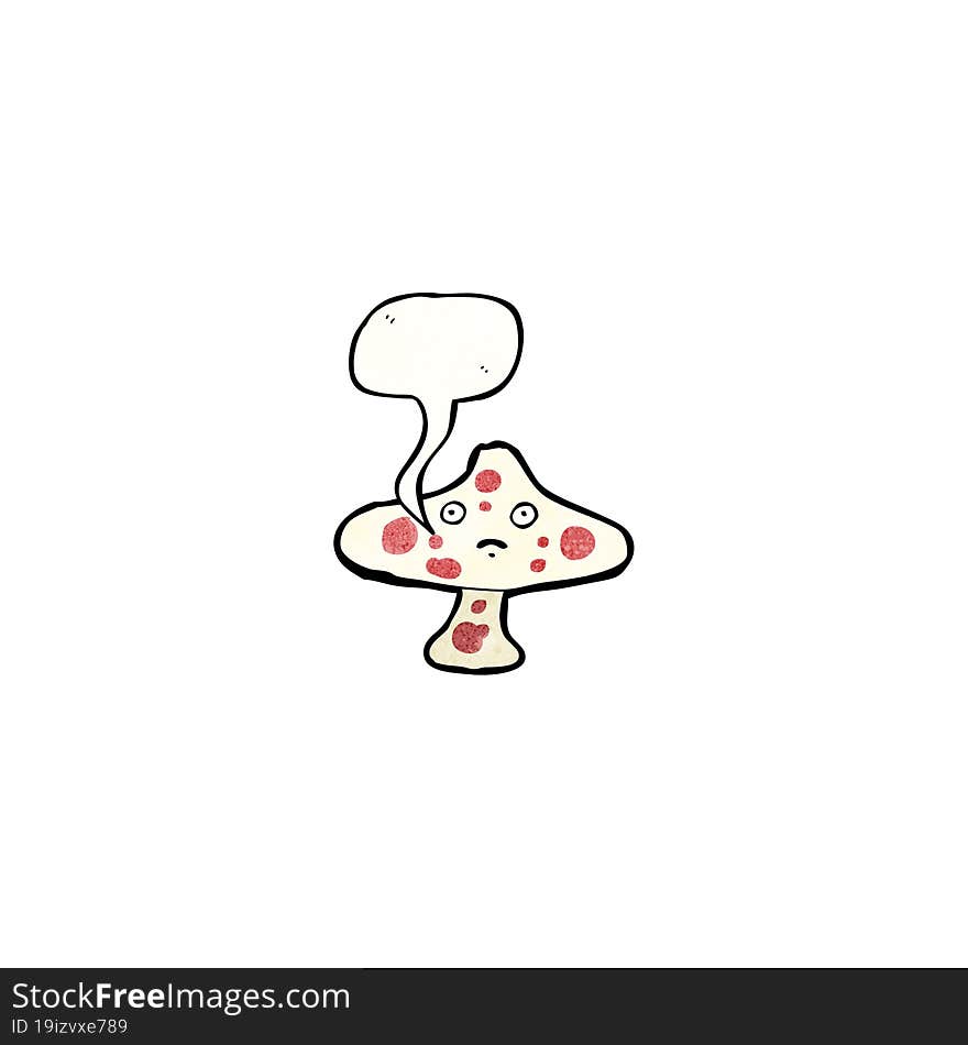 cartoon toadstool