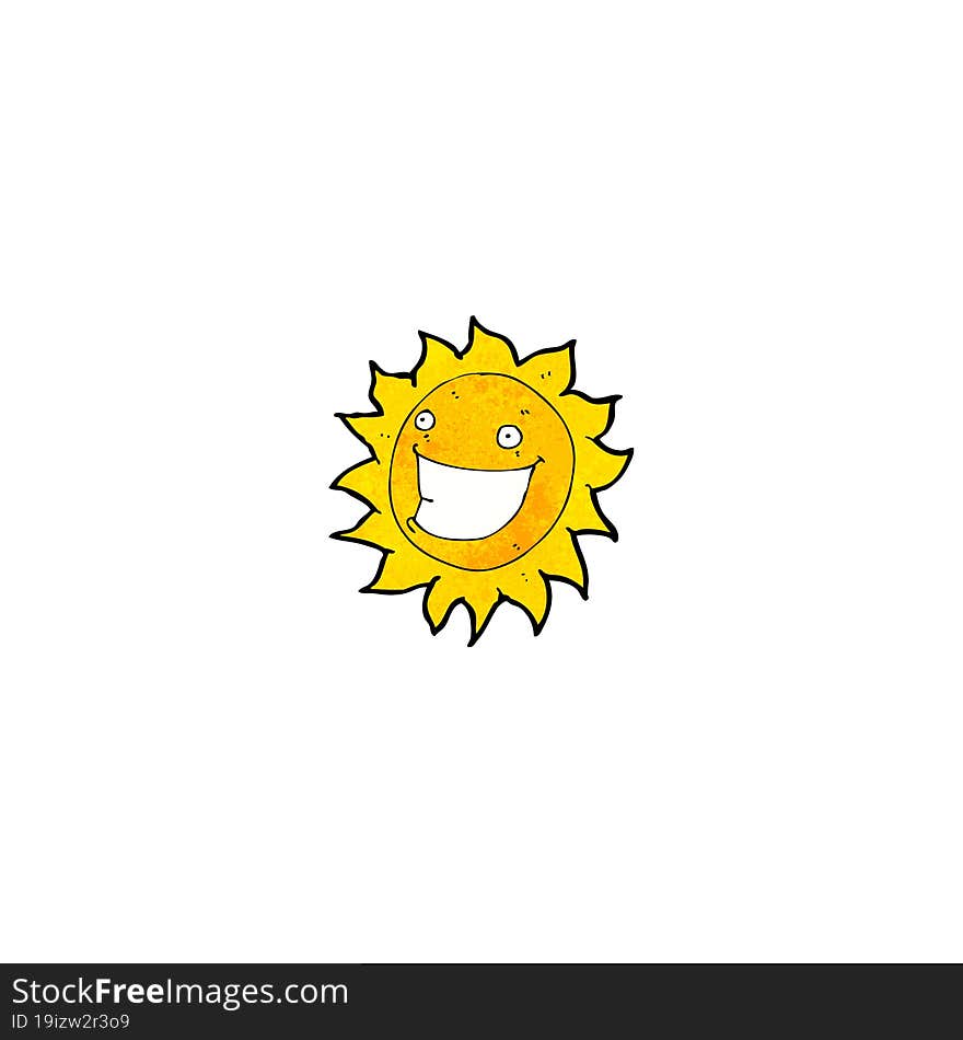 cartoon sun