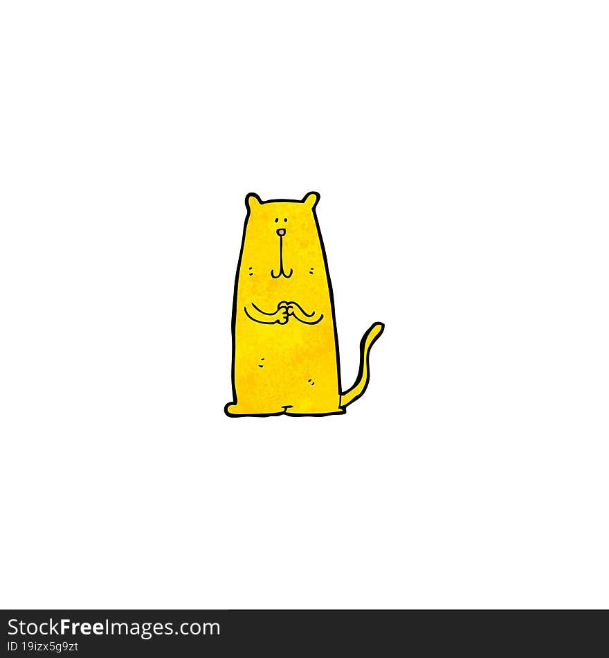 Funny Cartoon Cat