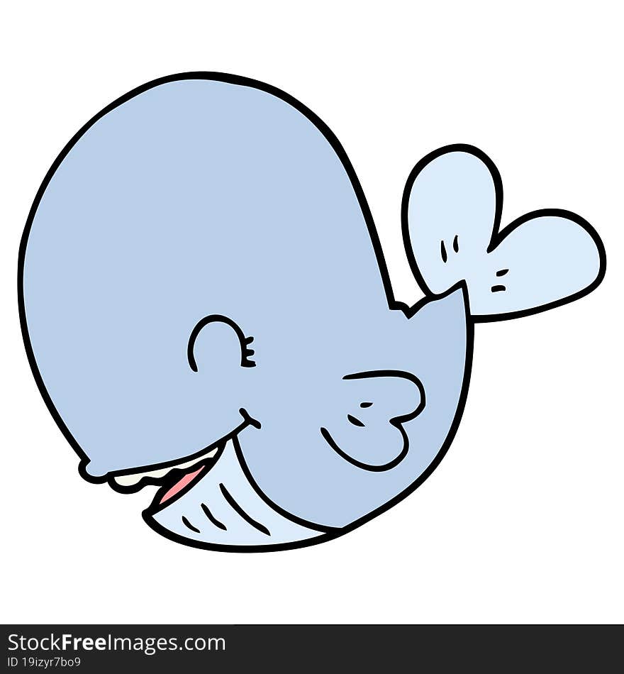 cartoon whale