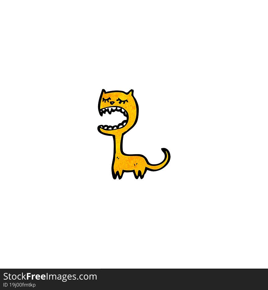 Funny Cartoon Cat